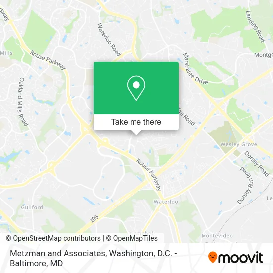 Metzman and Associates map