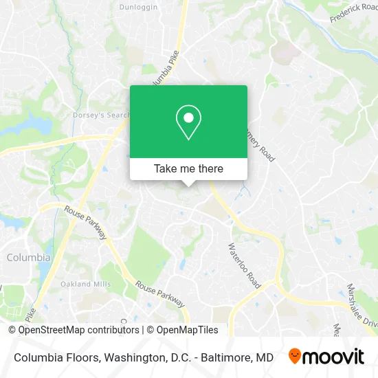 Columbia Floors map