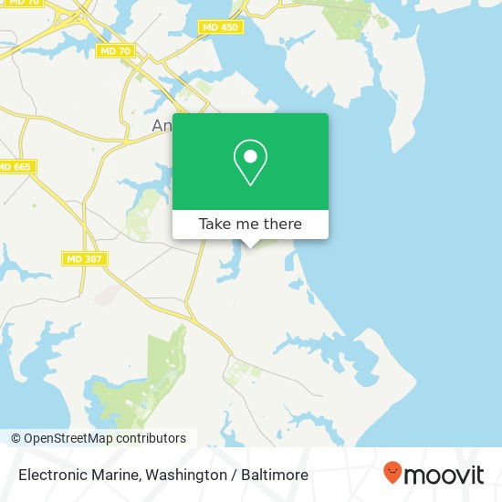 Mapa de Electronic Marine, 7310 Edgewood Rd