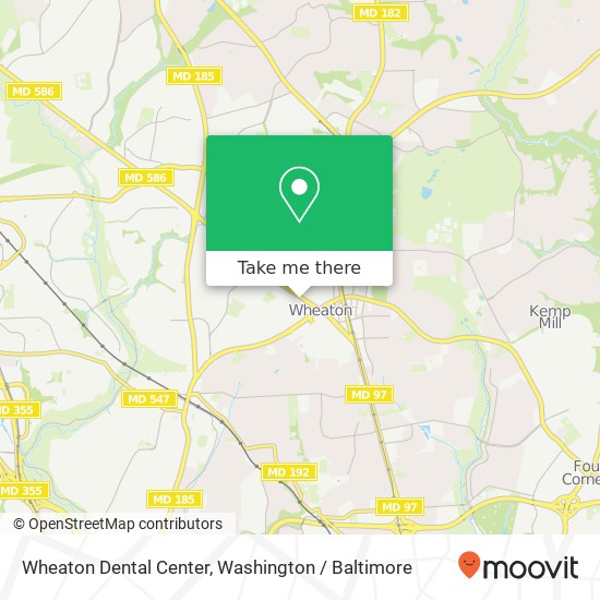 Wheaton Dental Center, 11300 Veirs Mill Rd map