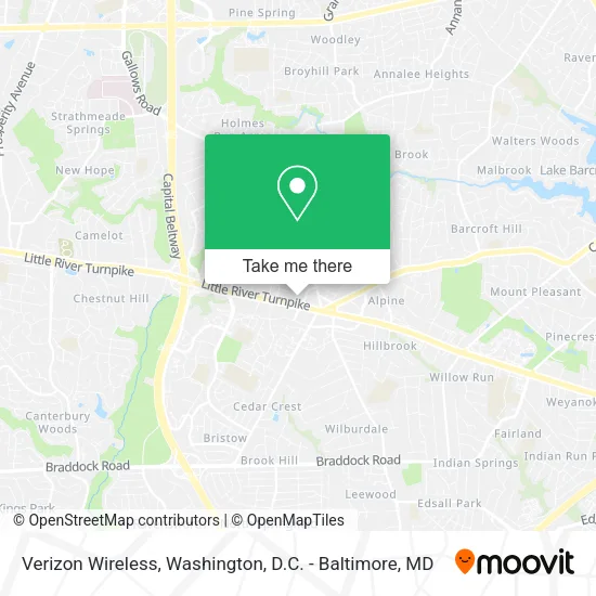 Verizon Wireless map
