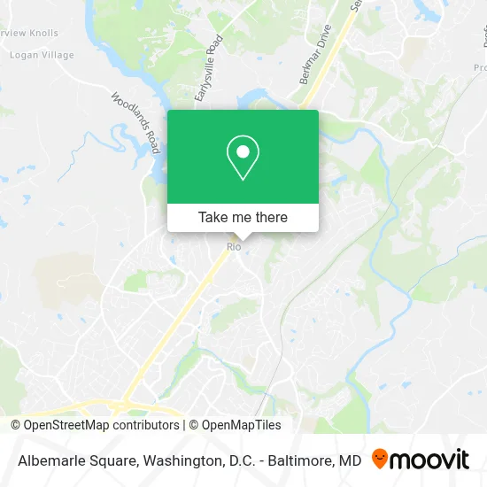 Albemarle Square map