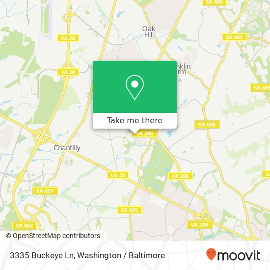 3335 Buckeye Ln, Fairfax, VA 22033 map