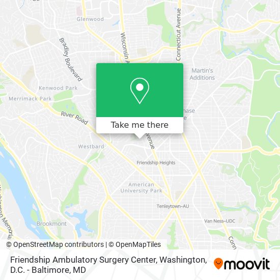 Mapa de Friendship Ambulatory Surgery Center