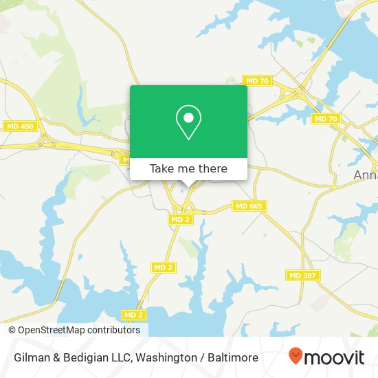 Gilman & Bedigian LLC, 2444 Solomons Island Rd map