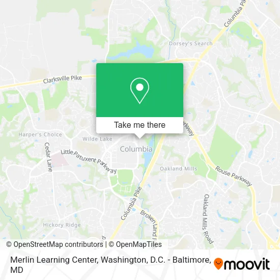 Merlin Learning Center map
