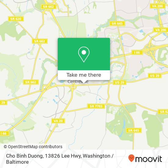 Cho Binh Duong, 13826 Lee Hwy map