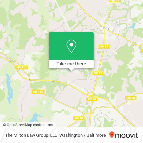 Mapa de The Milton Law Group, LLC, 16700 George Washington Dr