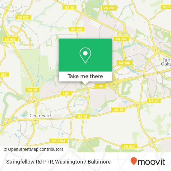 Stringfellow Rd P+R map
