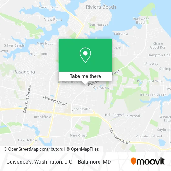 Guiseppe's, 8010 Hog Neck Rd map