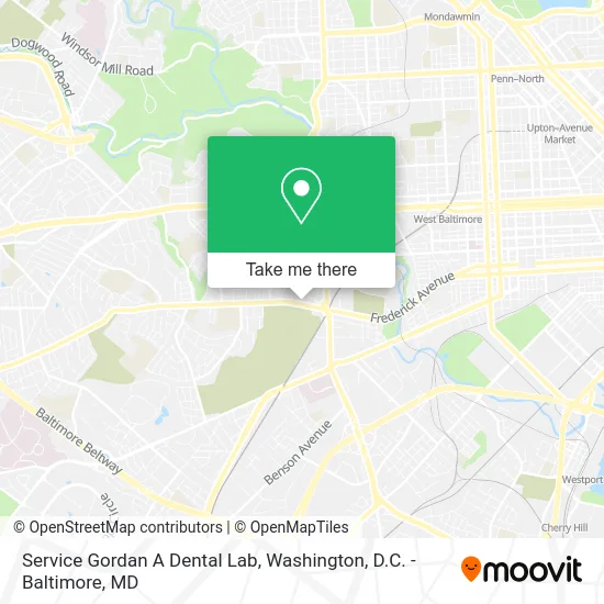 Service Gordan A Dental Lab map