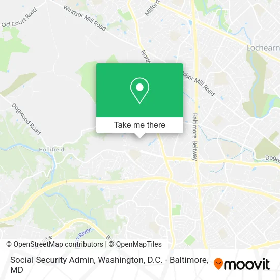 Social Security Admin map