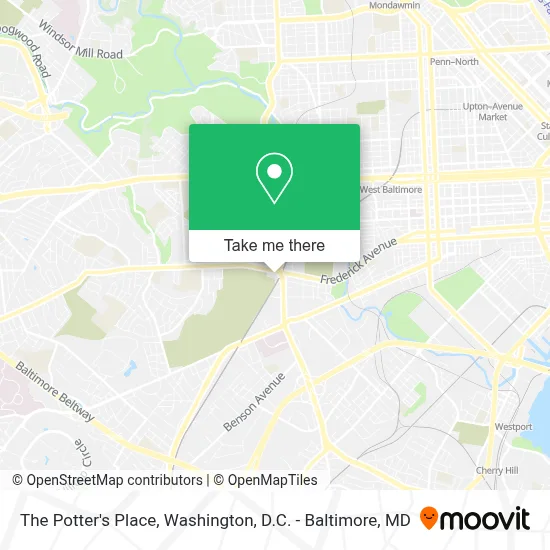 The Potter's Place map