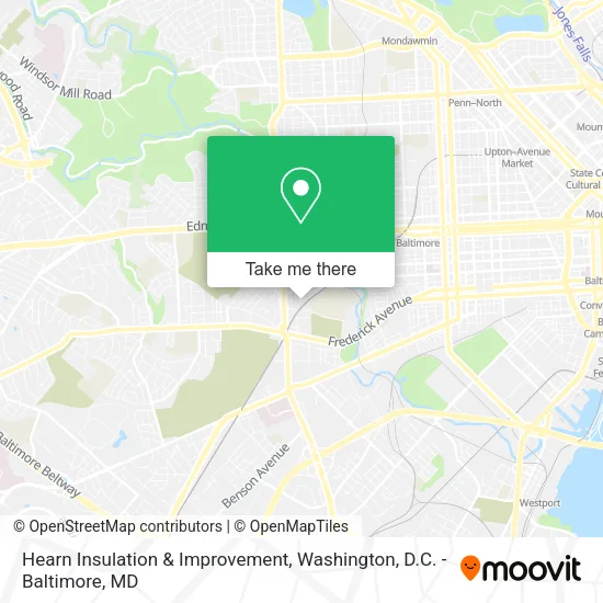 Hearn Insulation & Improvement map