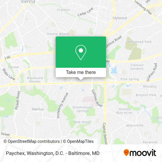 Mapa de Paychex