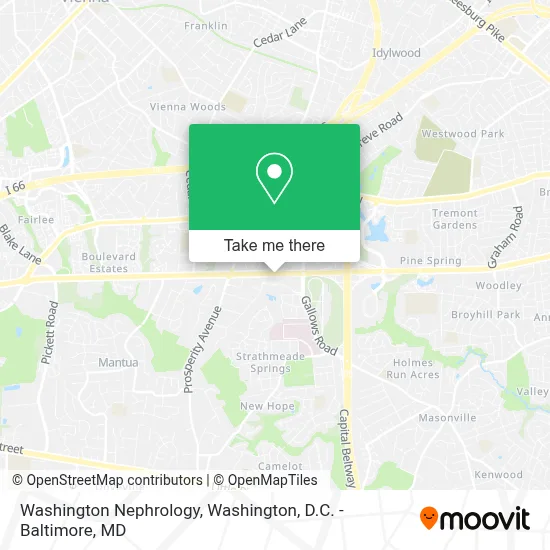 Washington Nephrology map