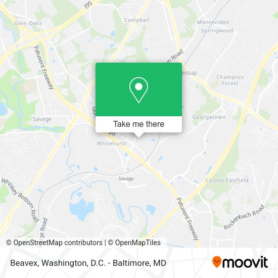 Beavex map