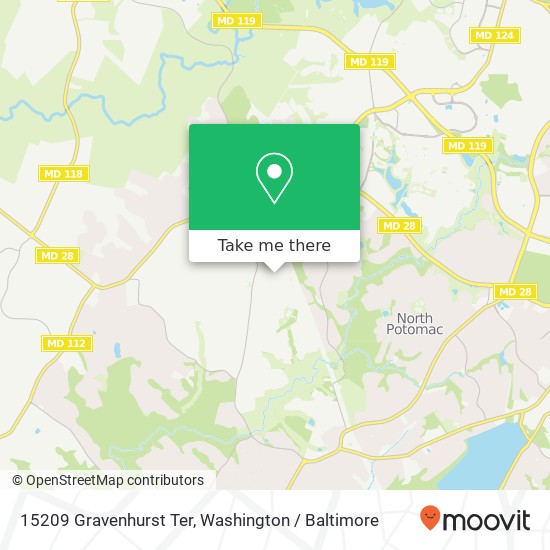 15209 Gravenhurst Ter, Gaithersburg, MD 20878 map