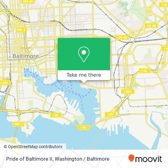 Pride of Baltimore II map