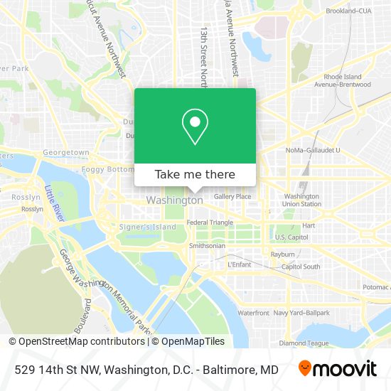 Mapa de 529 14th St NW