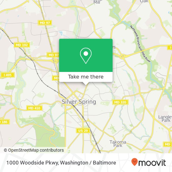 1000 Woodside Pkwy, Silver Spring, MD 20910 map