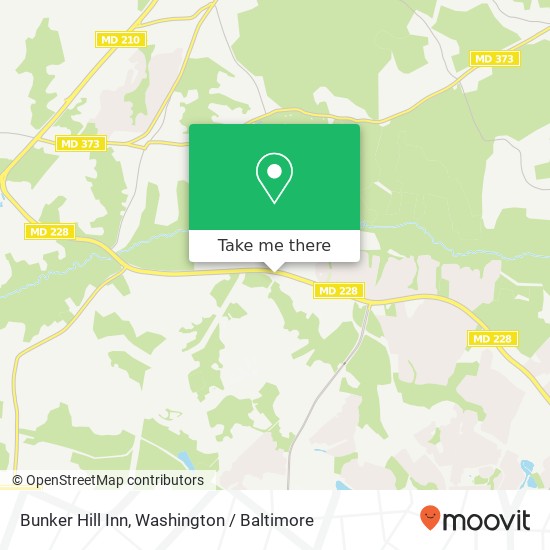 Bunker Hill Inn map