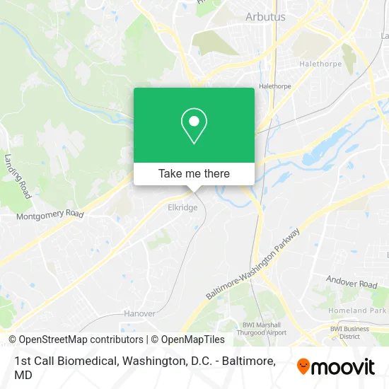 Mapa de 1st Call Biomedical