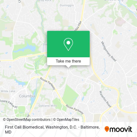 First Call Biomedical map