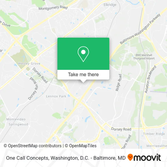 One Call Concepts map