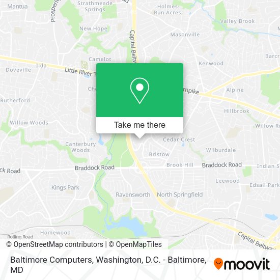 Baltimore Computers map