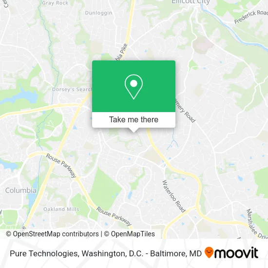 Mapa de Pure Technologies