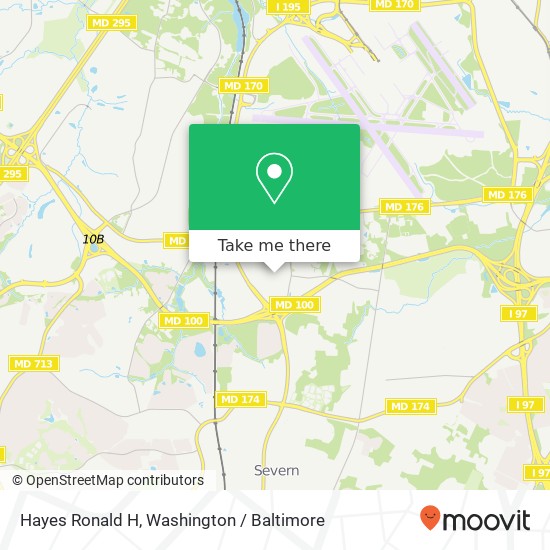 Mapa de Hayes Ronald H, 7427 Hickory Ln