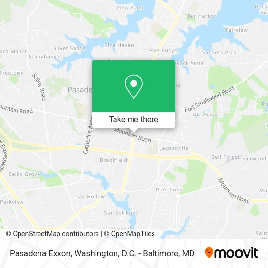 Pasadena Exxon, 8095 Edwin Raynor Blvd map
