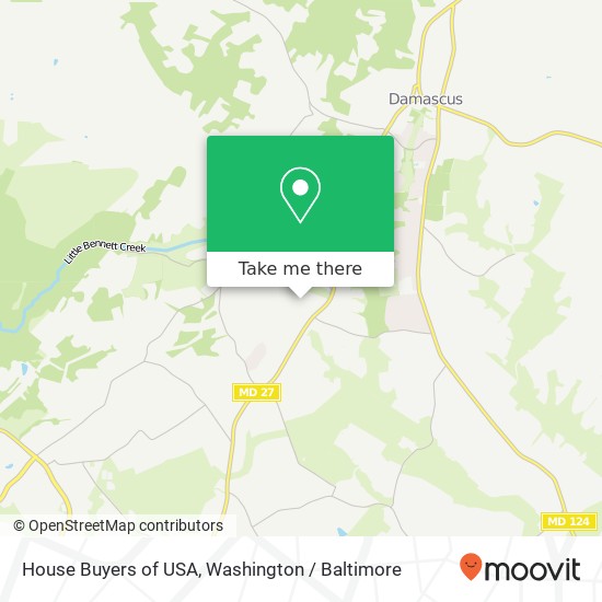 Mapa de House Buyers of USA, 10963 Middleboro Dr