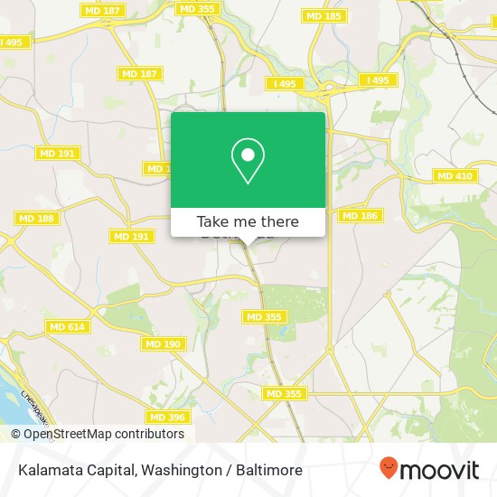 Mapa de Kalamata Capital, 7315 Wisconsin Ave