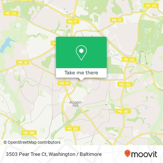 3503 Pear Tree Ct, Silver Spring, MD 20906 map