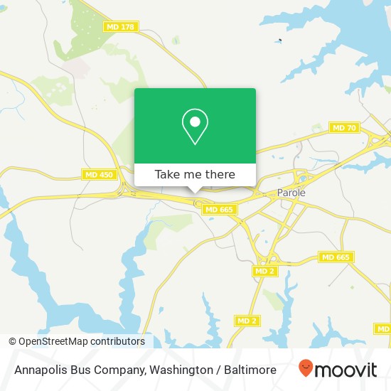 Annapolis Bus Company map