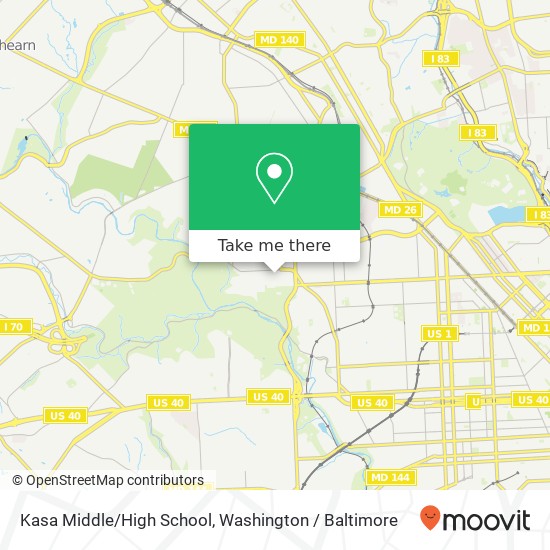 Kasa Middle / High School, 2000 Edgewood St map