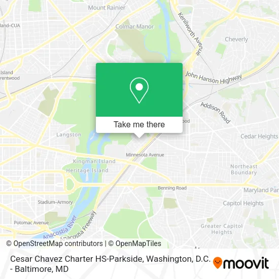 Cesar Chavez Charter HS-Parkside map