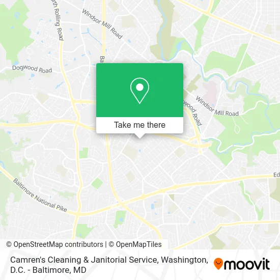 Camren's Cleaning & Janitorial Service map