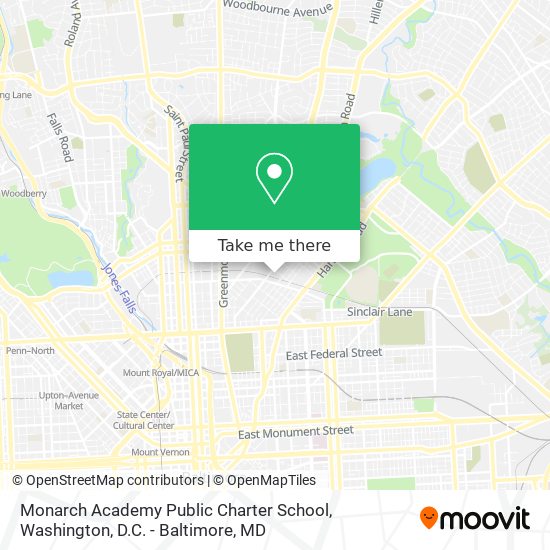 Mapa de Monarch Academy Public Charter School