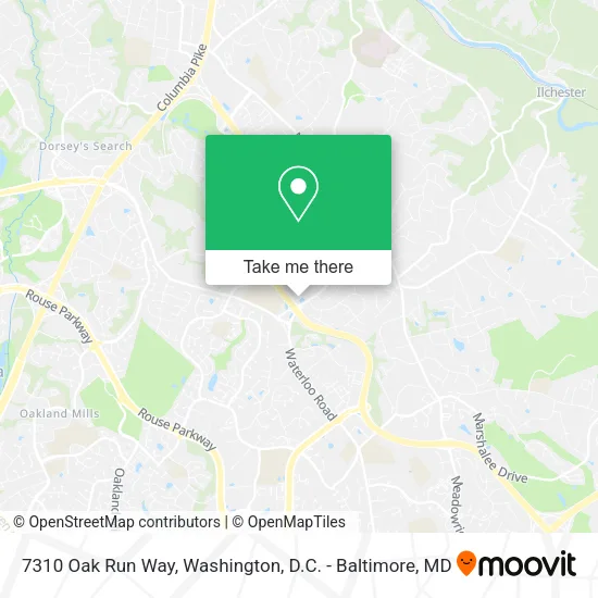 7310 Oak Run Way map