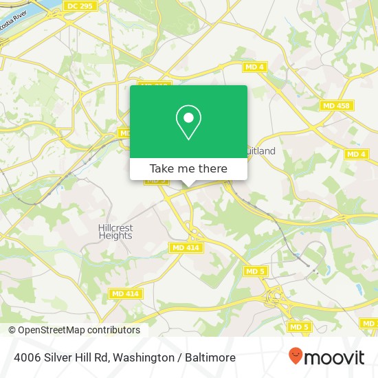 4006 Silver Hill Rd, Suitland, MD 20746 map