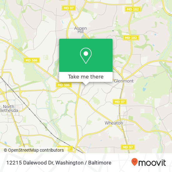 12215 Dalewood Dr, Silver Spring, MD 20902 map