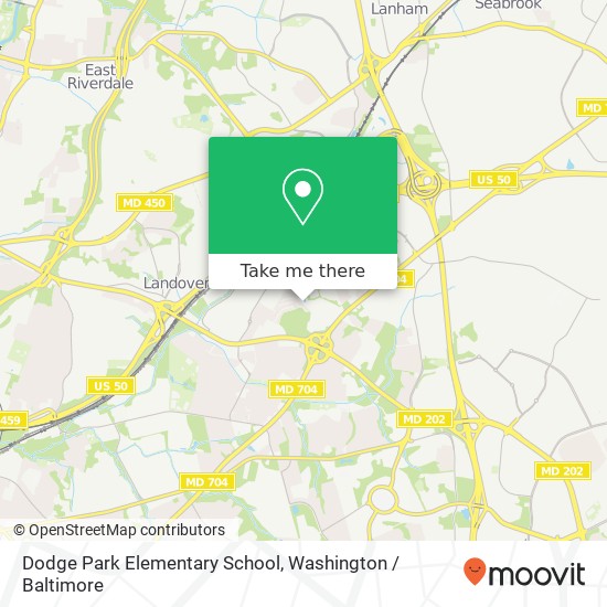 Mapa de Dodge Park Elementary School, 3401 Hubbard Rd