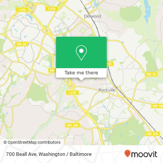 700 Beall Ave, Rockville, MD 20850 map