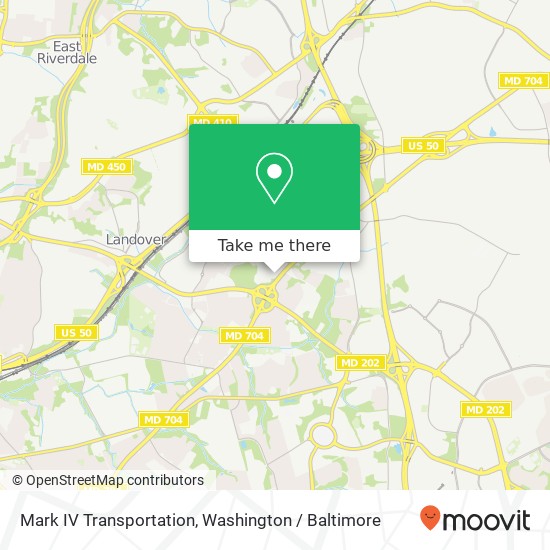 Mark IV Transportation map