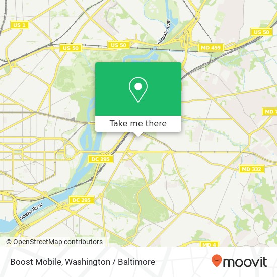 Mapa de Boost Mobile, 3915 Dix St NE