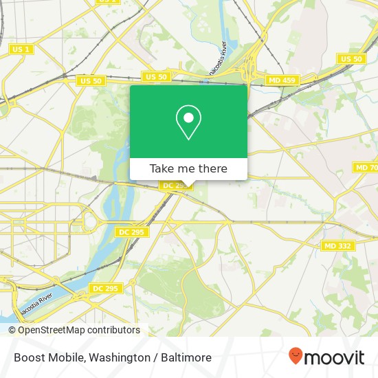 Boost Mobile, 4055 Minnesota Ave NE map