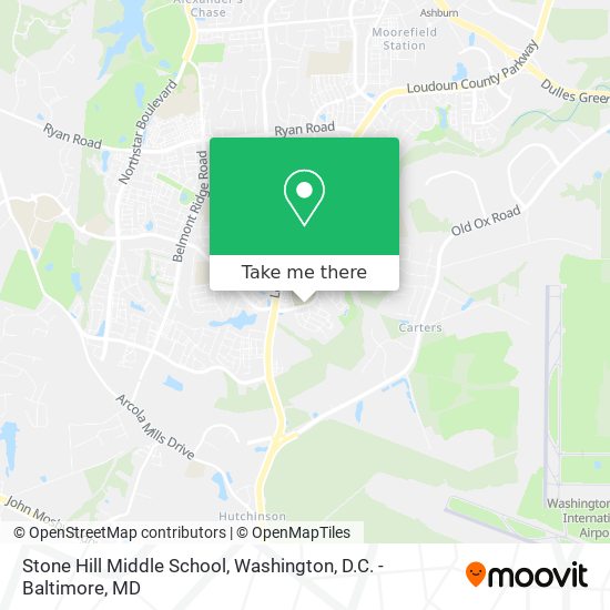 Mapa de Stone Hill Middle School